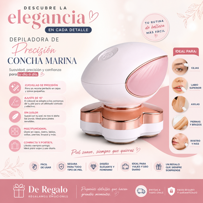 Depiladora de Precisión Concha Marina