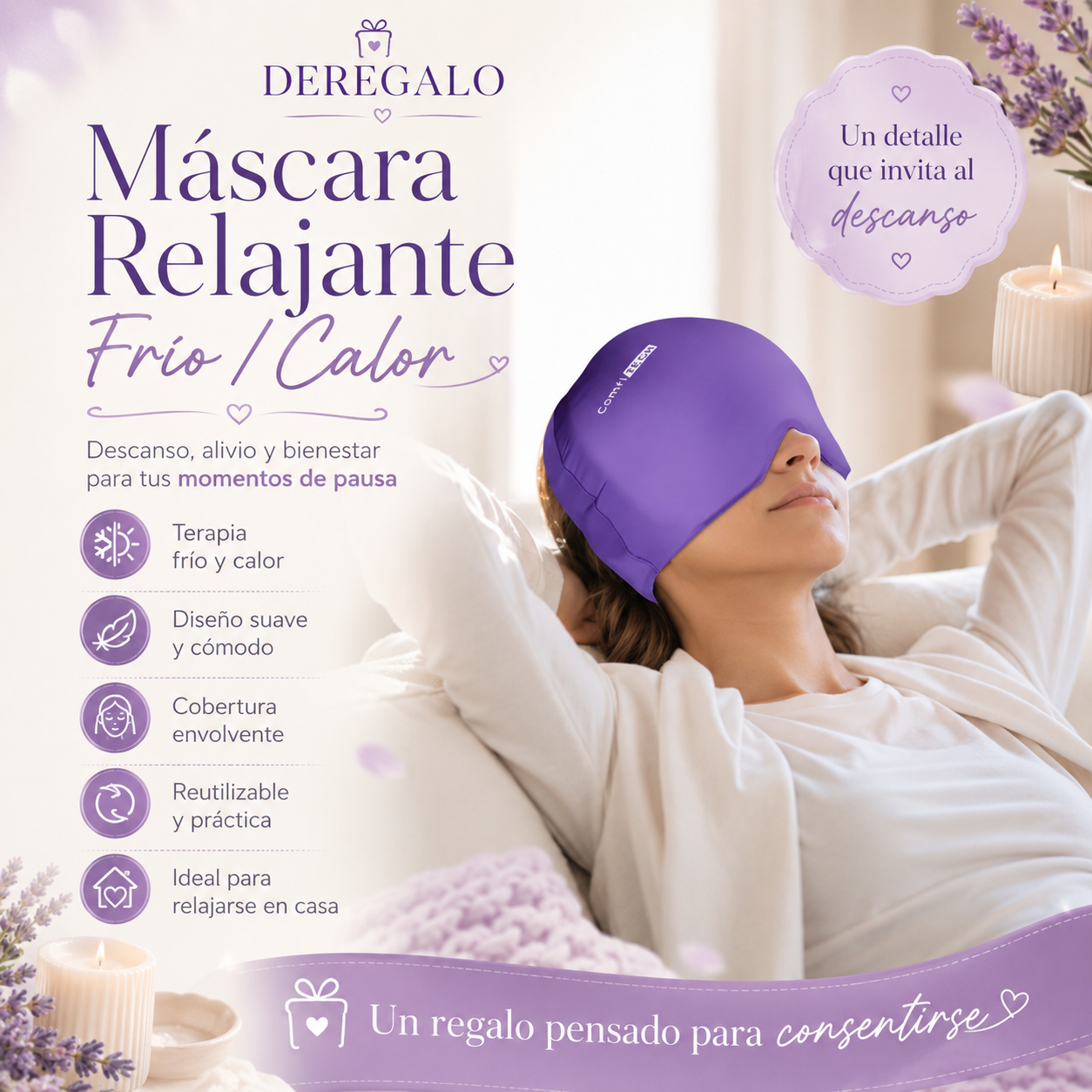 Máscara Relajante FRÍO/CALOR