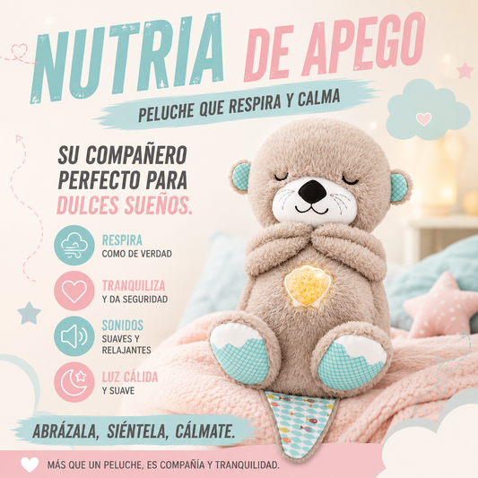 Peluche Nutria de Apego Bebé