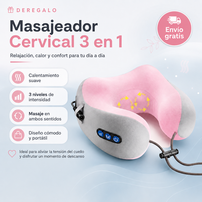 Masajeador cervical 3 en 1